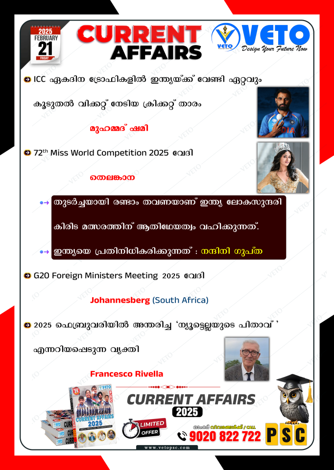 CURRENT AFFAIRS